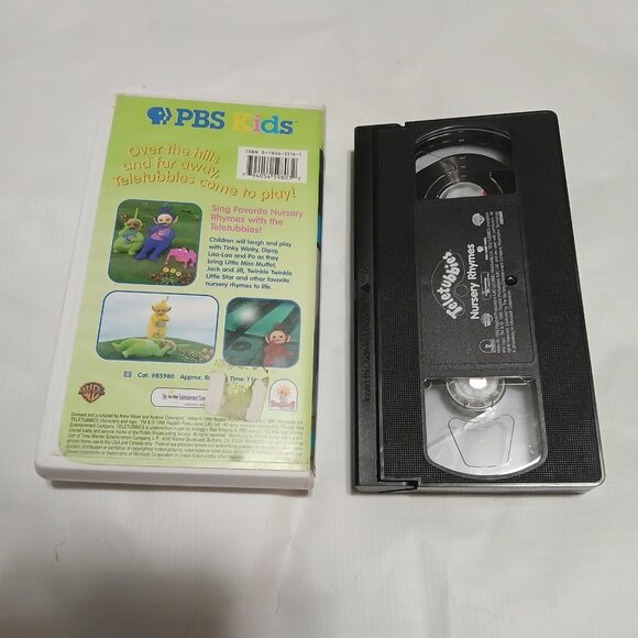 Teletubbies Nursery Rhymes Vol. 3 VHS 1998 Video Tape PBS Kids VTG Clamshell - Picture 2 of 3